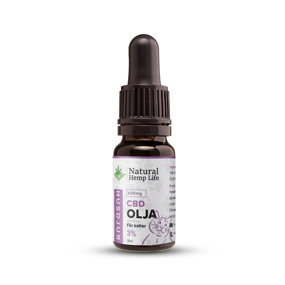 CBD-öljy 3% kissoille (lohi)