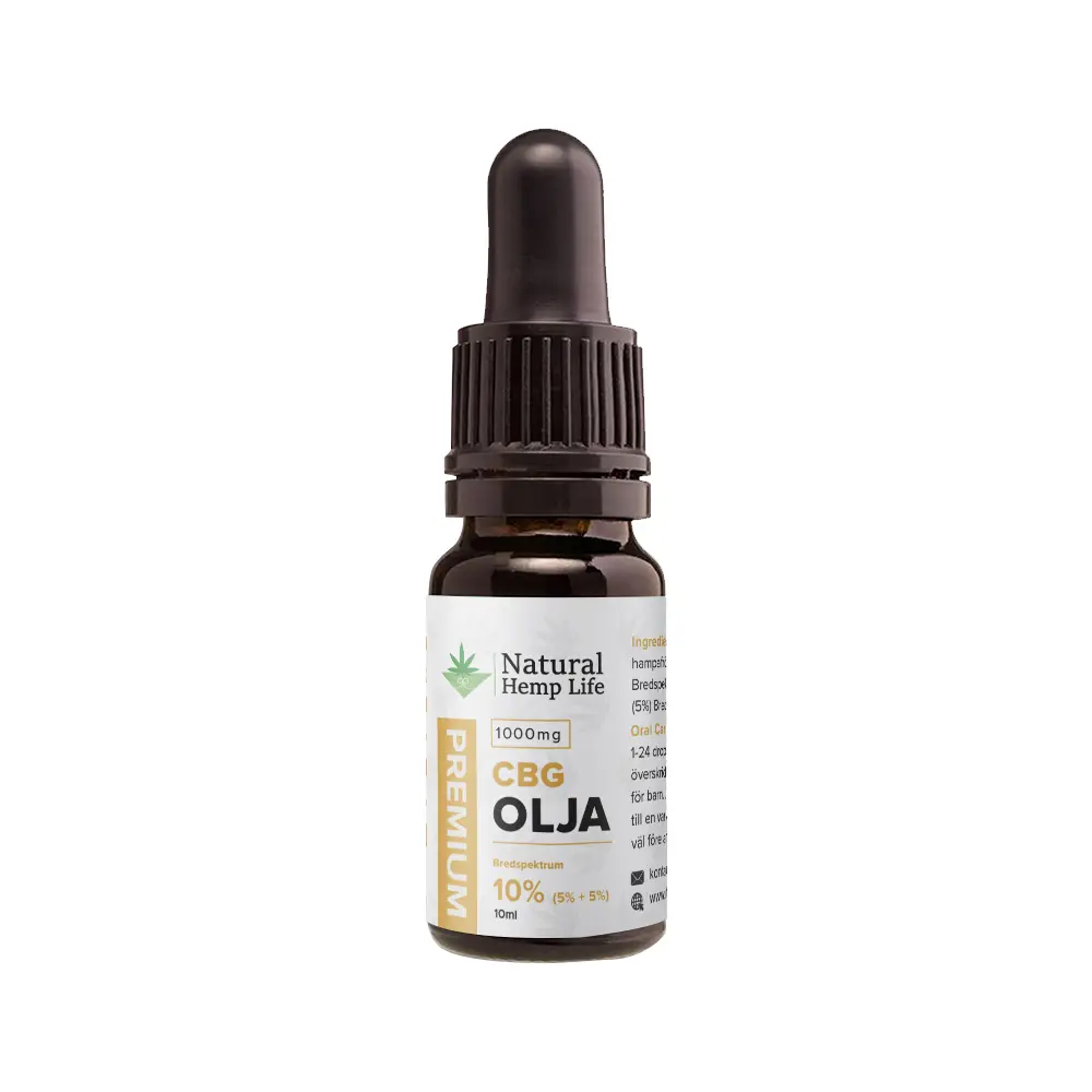 CBG + CBD -öljy 10% (1000mg)