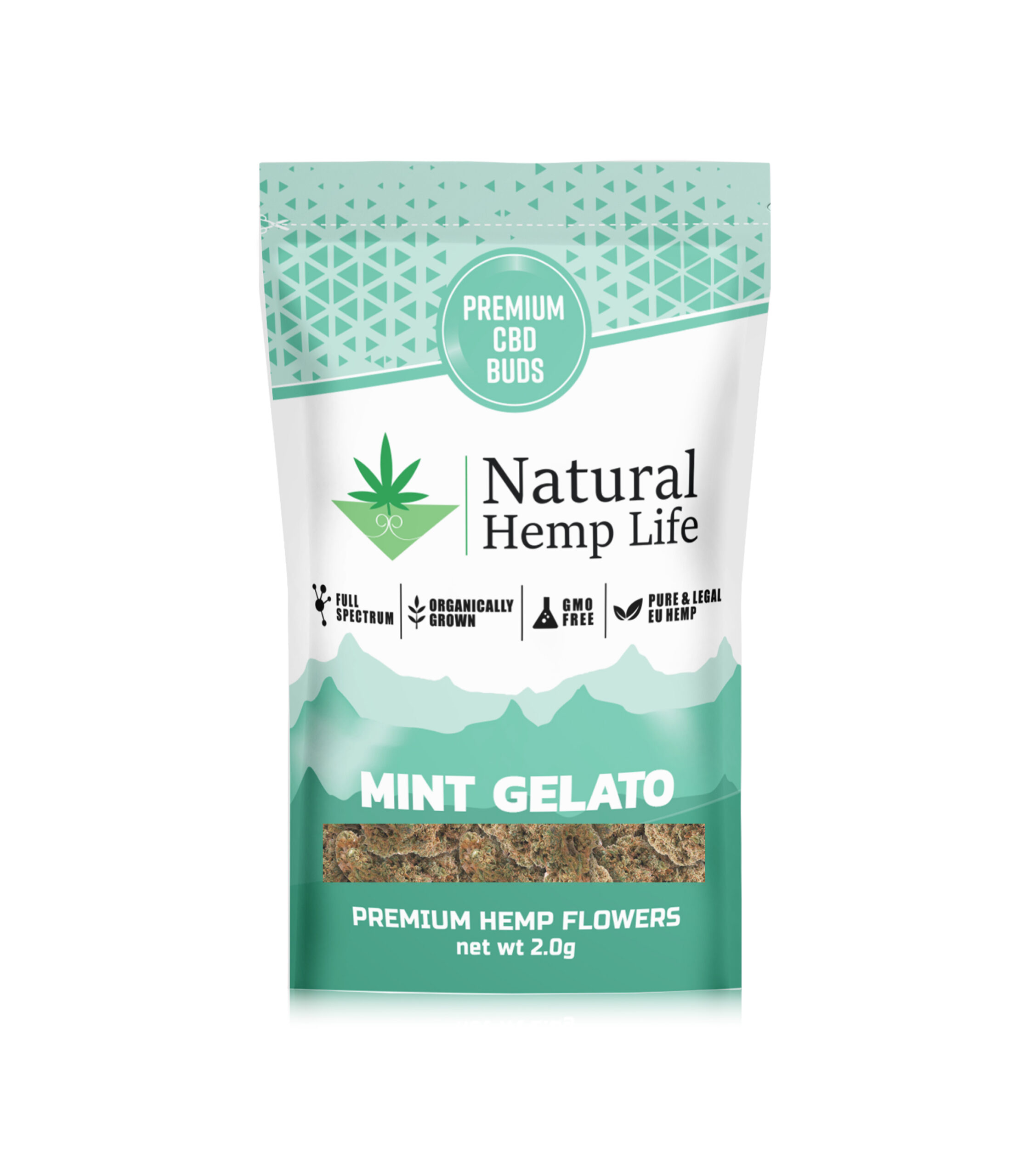 Mint Gelato - Premium CBD-kukat