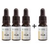 4 kpl 3:n hinnalla: CBG + CBD -öljy 10% (1000mg)