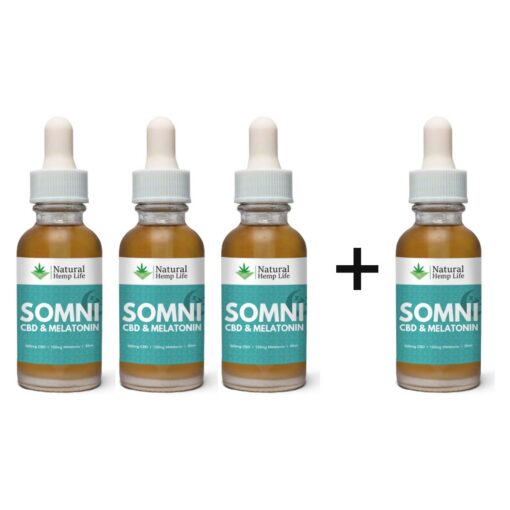 4 kpl 3:n hinnalla: Somni-tipat (CBD + Melatoniini)